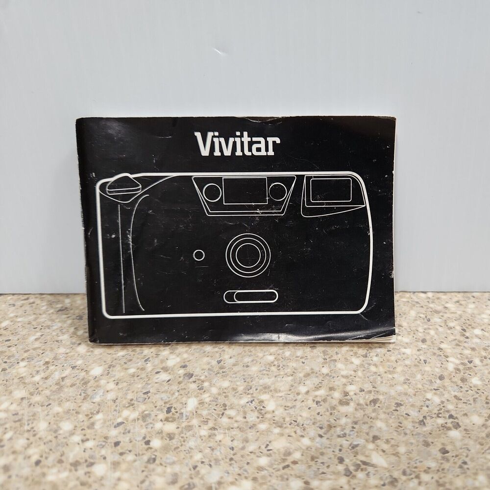 Vintage Vivitar V3500 Data Back Point And Shoot Camera Manual (Manual Only)